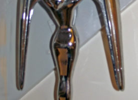 Mid Century Automobiles and Hood Ornaments   ( ALL PIECES ON-SITE )