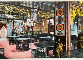 Chinese Restaurants,  Restaurantware  (at bottom of page), Popular Foods -Art Deco  to  Mid Century- Most Popular Chinese Foods in U.S. (not in collection)