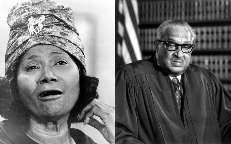 Quotes –  Mahalia Jackson – Thurgood Marshall