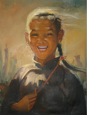 Chinese Girl - Oil